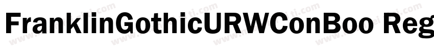 FranklinGothicURWConBoo Regular字体转换